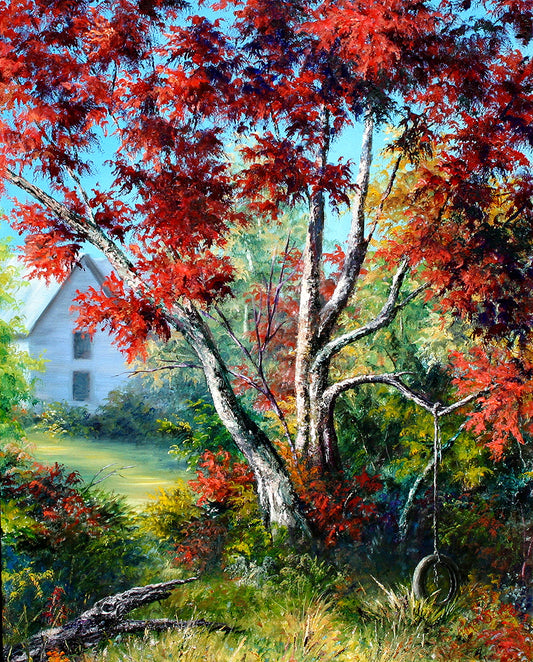 "Gone Are the Days" by J K (Karen) Phillips Sewell, Fine Art Reproduction