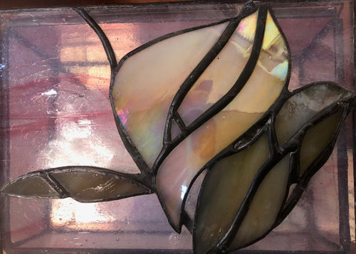 "Calla Lily box" by Linda Edlund - Stained Glass