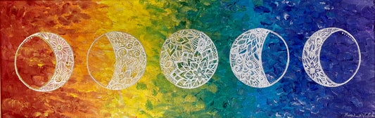 "Lunar Pride" by Bronwen Valentine - Acrylic