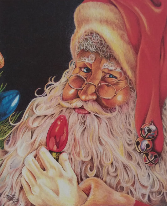 "If Daddy Can't Fix It, Santa Can" by Jennifer Carpenter - Reproduction