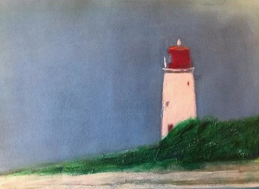 "Nassau Lighthouse" by David Hall - Acrylic