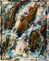 "Of  Red Earth and Precious Water" by J K (Karen) Phillips Sewell, Original Encaustic