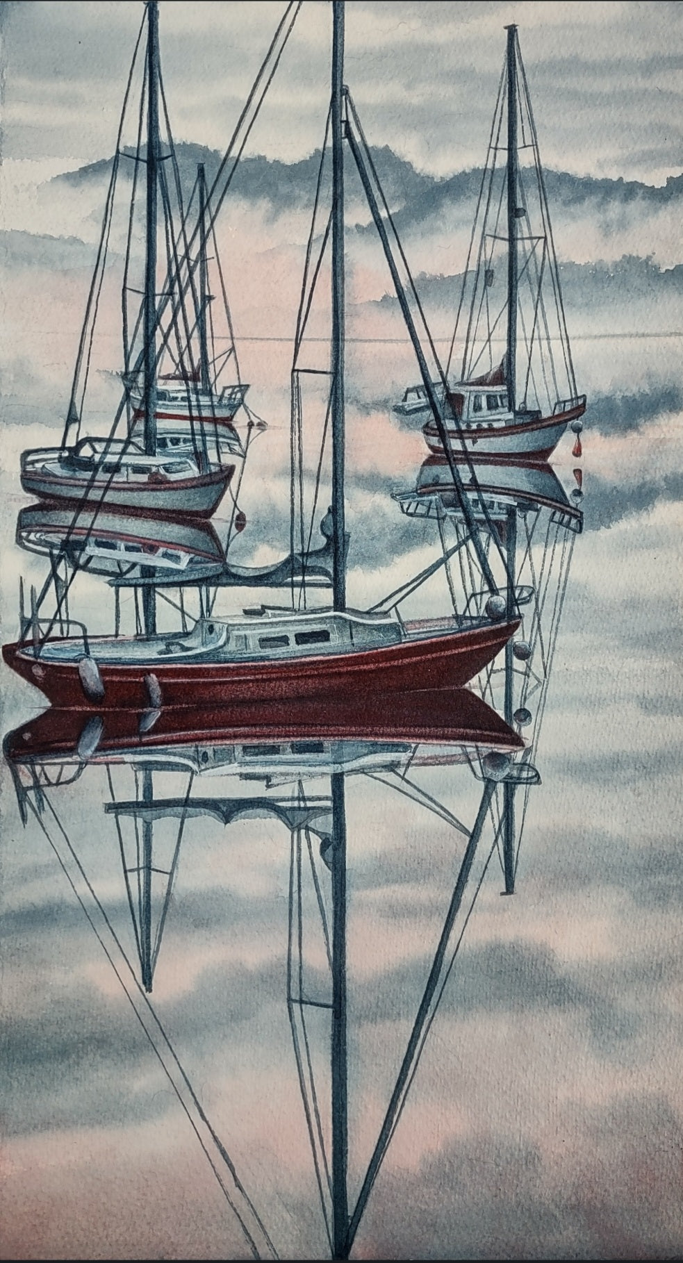"Still Reflections" by Lori Sutphin - Watercolor