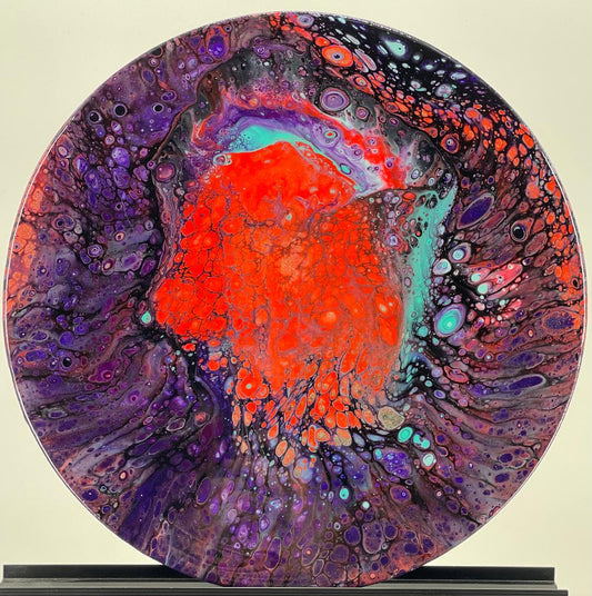 "Sharing My Playlist" by Sara Thompson - Fluid Acrylic
