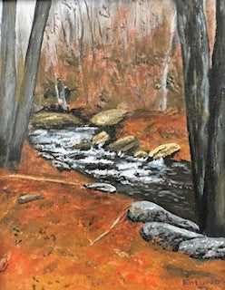 "Cascades" by Linda Edlund, original acrylic