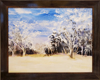 "Snow's Comin" by Ruth Lefko - Acrylic*